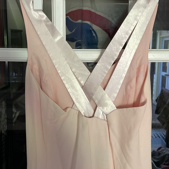 Vintage Pretty Pink ankle length summer dress by CDC size 10 - Picture 2 of 5